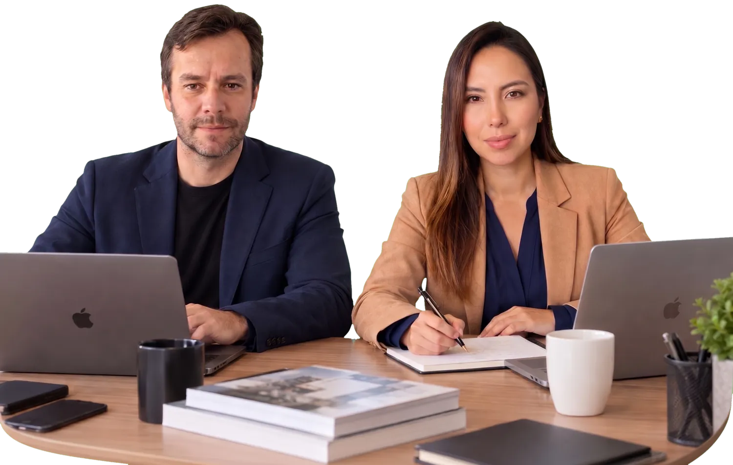 Felipe Medeiros y Camila Moreno, socios de Capital Simple